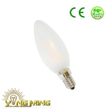 C35 decoração luz fosco luz LED com E26 / E27